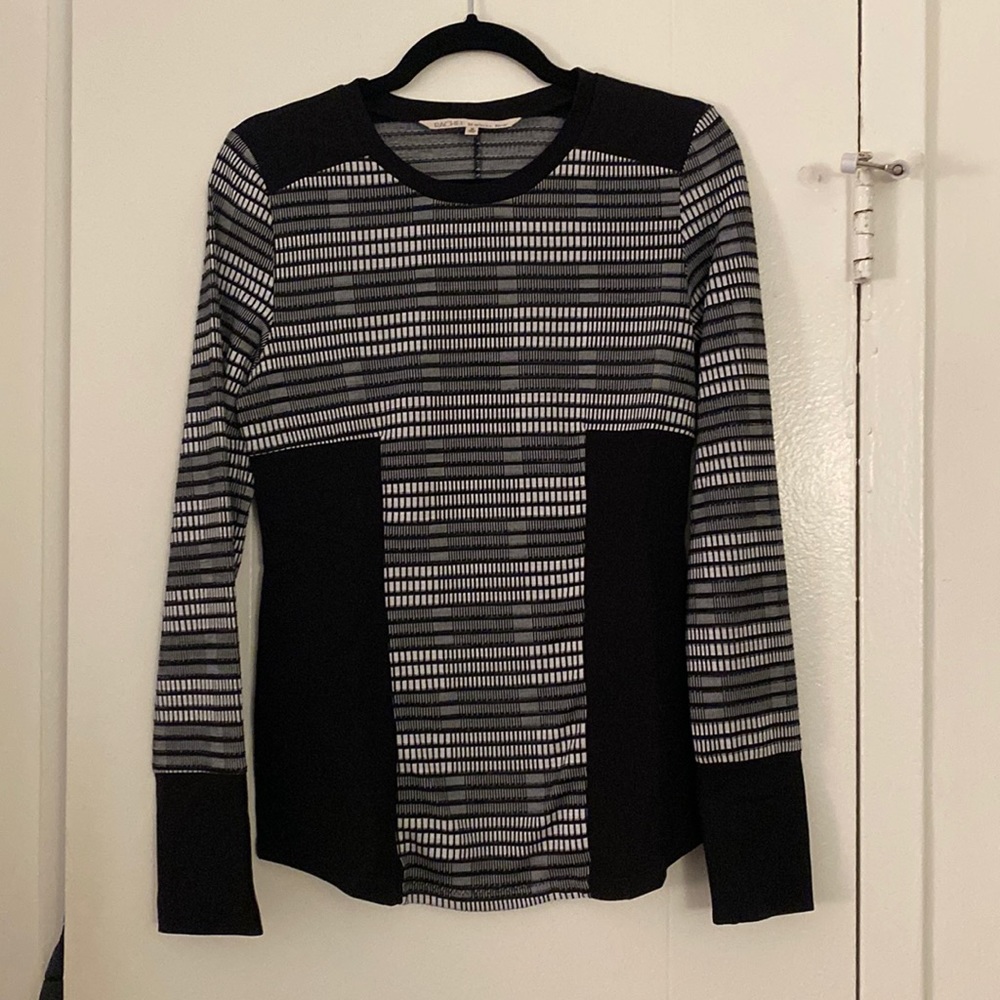Rachel Roy black and white long sleeve